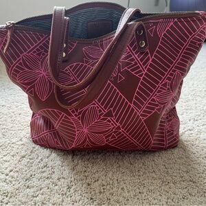 Jana Lam umbrella collective tumbled leather